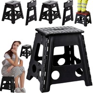 PODEST TABORET STOŁEK 39CM KRZESŁO ANTYPOŚLIZGOWY DO 150KG MOCNY SKŁADANY