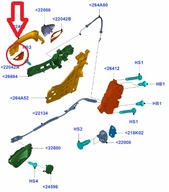 FORD FIESTA B-MAX KA FIGO ECOSPORT USZCZELKA PODKŁADKA GUMA KLAMKI PRZÓD