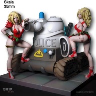 Figurka 35mm - Puma Sisters + Czołg - Dominion Tank Police - Pinup / NSFW