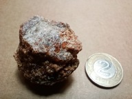 Granat Grossular var. HESSONIT - Vápenná, Czechy