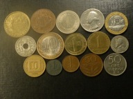 IV.Zestaw 15 starych monet ,różne.