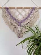 Makrama wisząca dekoracja na ścianę BOHO handmade