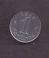 Francja - 1 Centime 1988 rok