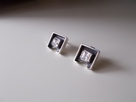 Okazja! Srebrne kolczyki z oczkiem pr.925