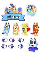 Opłatek na tort WYDRUK CUKROWY BLUEY A4