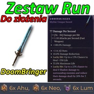 Diablo 4 Doombringer Zestaw Run do złożenia ETERNAL Wieczność