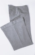 ELEGANCKIE SPODNIE DAMSKIE DZWONY Z TKANINY ROZ . XS