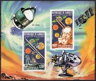 **DŻIBUTI, DJIBOUTI BL.105B = 40E - NIEZĄBKOWANY KOSMOS, ASTRONOMIA