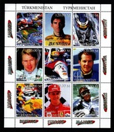 Turkmenistan / Mini arkusz ( Sport - Formula 1 ) 1999 r./ czysty