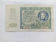Stary banknot 5 zł 1941 r