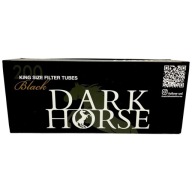 Gilza Gilzy Dark Horse Black Czarne Tubki Tutki Papierosowe 200 szt.