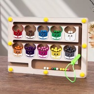 TABLICA MAGNETYCZNA MONTESSORI LABIRYNT KULKI LICZBY SORTER EDUKACYJNY