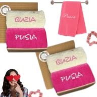 ZESTAW RĘCZNIKÓW Z HAFTEM DZIEŃ KOBIET 100X50 CM DLA NIEJ ŻONY KOBIET