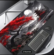 Podkładka pod mysz Czerwono -czarna Wiśnia – Moc stylu, cios w oczy