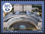 Włochy 2024 Znaczek 4686 ** ubezpieczenia społeczne