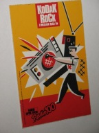 KODAK RoCk Radio 100 oryginalna naklejka z PRL