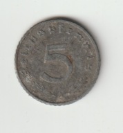 III Rzesza 5 pfennig 1943 A