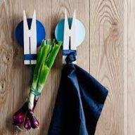 LUCIE KAAS PEGGY KLIP WIESZAK DREWNO WOOD UNIKAT danish design