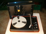 WG-415 gramofon monofoniczny czarny białe napisy Unitra Fonica