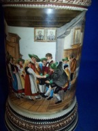 Dobra Cena--[@nx] Przesliczny -Stary kufel--1/2L ok,1880r -18-