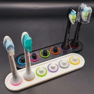 Podstawka na końcówki Philips Sonicare 6szt. kolorowe pierścienie