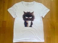 T-shirt kot i kawa rozmiar S