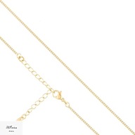 Lap3243 Łańcuszek złocony pancerka 0.1/42cm