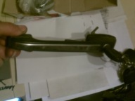 Volkswagen Golf II 2 klamka prawa oryginalna z kluczem,zderzak tylnySzeroki