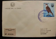 !! PTAKI - PARAGWAJ - KOPERTA - LIST POLECONY - STAN BDB !!