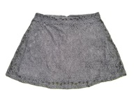 Spódnica Even&Odd koronkowa czarna z podszewką 38/M p. 82 dł.42, BDB