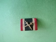 BARETKA MEDALOWA DO KRZYŻA ZASŁUGI KVK Z MIECZAMI