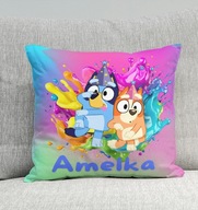 Poduszka Bluey z imieniem, imienna
