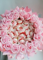 Bukiet jadalny Rafaello 22 DZIEŃ KOBIET URODZINY PREZENT KOMUNIA ŚLUB