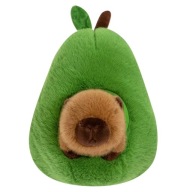 MASKOTKA PLUSZAK PRZYTULANKA KAPIBARA W AWOKADO AVOCADO 34CM