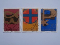 Liechtenstein - Symbole sakralne - Mi. 482-84 kasowane