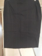 SPÓDNICA CZARNA OŁÓWKOWA WYSZCZUPLAJĄCA BEZ PODSZEWKI R.46