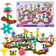 KLOCKI KONSTRUKCYJNE DO BUDOWANIA KREATYWNE OGRÓD KWIATY KWIATKI 272 EL