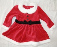 C&A sukienka Mikołajka 9-12 m-cy 80 cm + spodnie