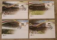 EURO 2012 Polska-Ukraina Koperty- Warszawa, Poznań, Wrocław Gdańsk