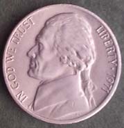 5 centów - 1971 USA - Thomas Jefferson