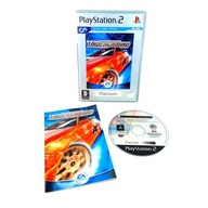 NEED FOR SPEED UNDERGROUND 1 I PS2 PAL ANGIELSKA WERSJA JĘZYKOWA ENG