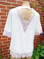 YAS Y.A.S bluzka koszulka koronka elegancka L 40