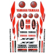 NAKLEJKI NA MOTOR MOTOCYKL ROWER YAMAHA RACING XTZ ZESTAW