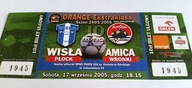 bilet WISŁA Płock - AMICA Wronki 17.09.2005
