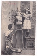 Dzieci służąca kuchcik murzynek ok.1908r. DRUKOWANA