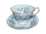 Duża Filiżanka z podstawką Royal Albert - Silver Maple