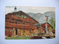 ZAGINIONY ŚWIAT KAPLICZKA ŚWIĘTY FLORIAN KOŁO STUDNI przedwojenna POCZTÓWKA