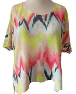 Sweter kolorowy krótki rękaw r.uniwersalny