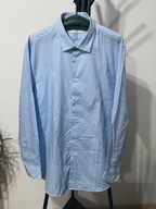 2 Koszula Hem elegancka jasnoniebieska duża 2XL