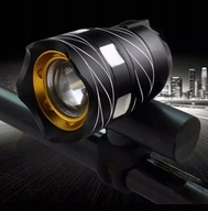 LAMPKA LATARKA LED USB ROWEROWA 1500LM XML-T6 CREE